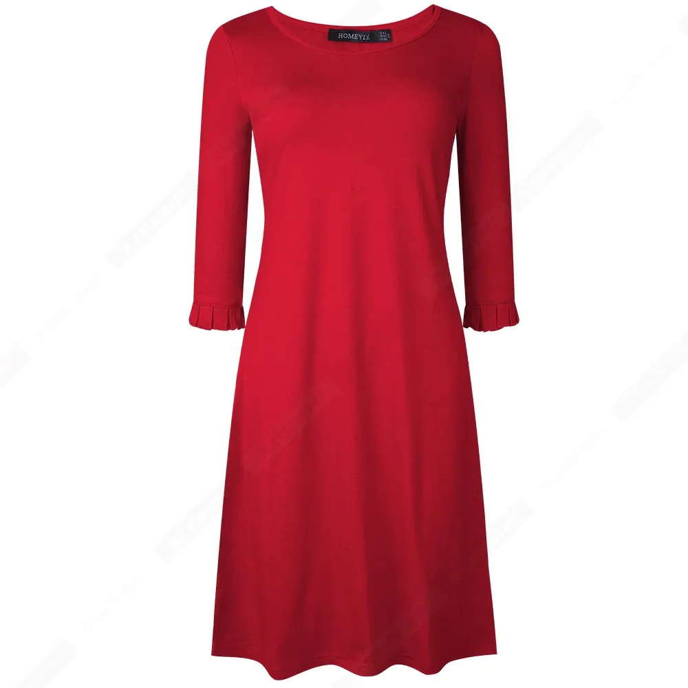 Осеннее женское шикарное однотонное красное повседневное свободное прямое