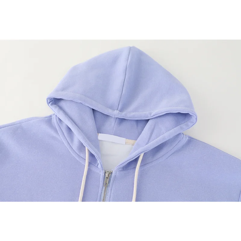 Women Sweatshirt Hoodie 2021 Autumn Solid Color Streetwear Korean Fashion Baggy Clothes for Teens Vintage TOPs | Женская одежда