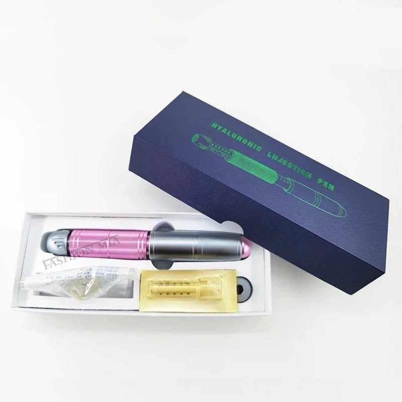 New 2in1 Painless Hyaluronic Pen 3 Level Pressure Stainless Atomizer for Lip Filling Brightening and Wrinkle Removal