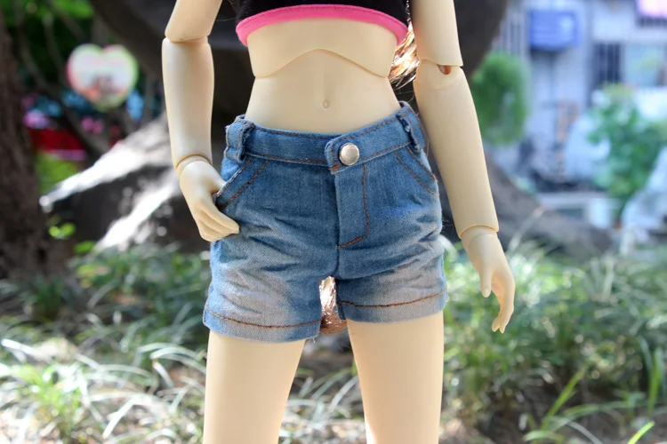 Фото 1/4 1/3 весы BJD одежда Джинсовые шорты шорты для BJD/SD MSD SD13 SD17 SSDF ID72 HID сильные аксессуары для кукол дяди C0014 №3