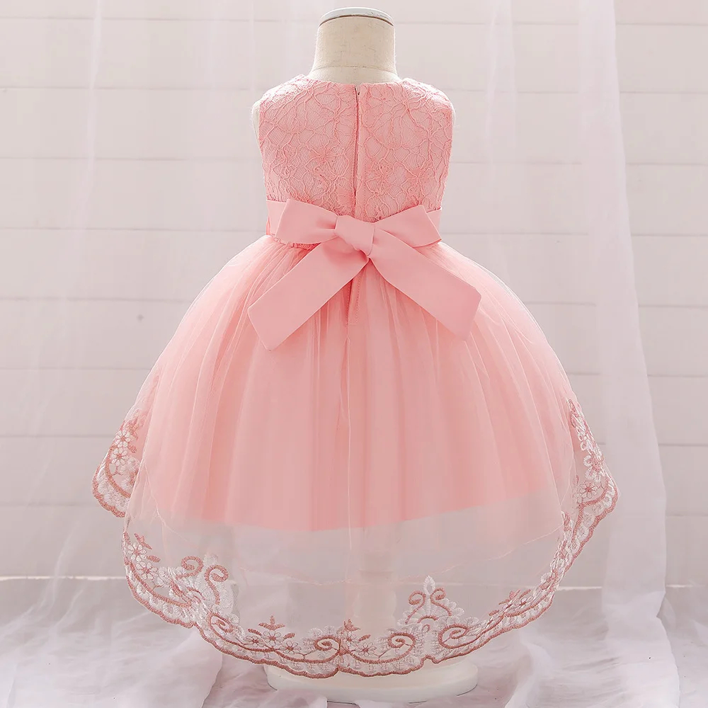 

Baby Birthday Dress Costume Infant Girls Party Clothes Toddler Flower Dresses for Wedding Kids Sleeveless Dress for Girls 0-3Y