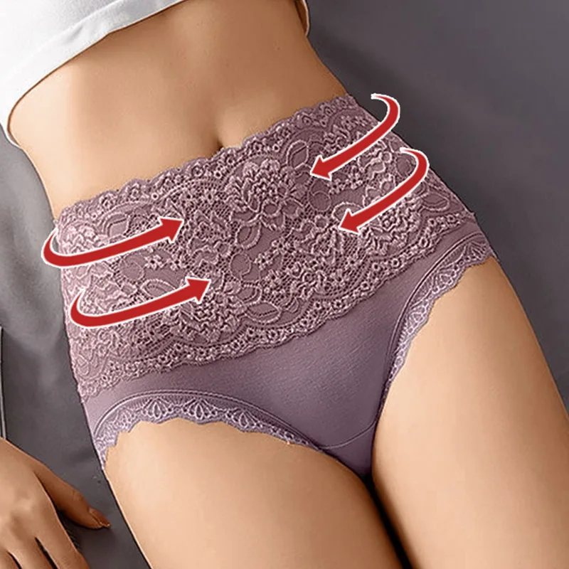 

Body Shaping Underwear Women High Waist Body Shaper Slimming Butt Lifter Shapewear Lace Underwear Tummy Control Panties