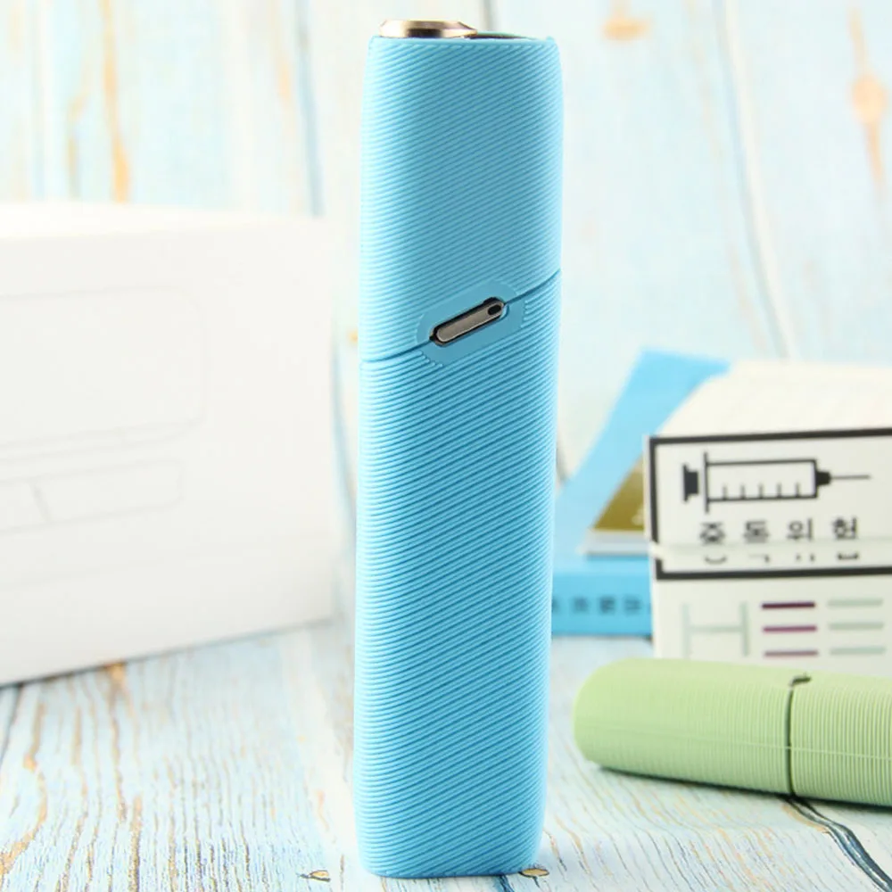 JINXINGCHENG 11 цветов жидкий силиконовый кошеек чехол для iqos multi 3,0 чехол спиральный узор чехол для iqos 3 мульти-Аксессуары