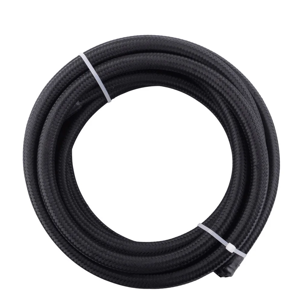 Злые энергии AN6 PTFE шланг AN6 PTFE стержень черные шланг мазута USB кабель с нейлоновой оплеткой шланг трубки pfte Топливопровод 1/3/5M E85