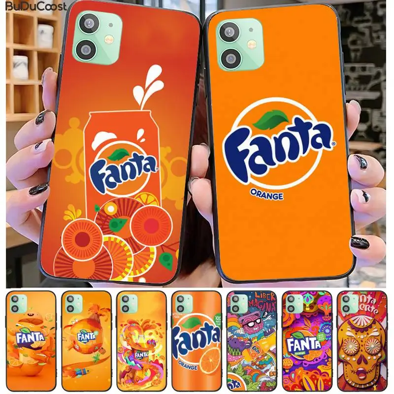 Роскошный чехол для телефона Fanta Drink Orange iPhone 11 7 Pro Max X XS XR MAX 8 6s Plus 5 SE чехол|Бамперы| |