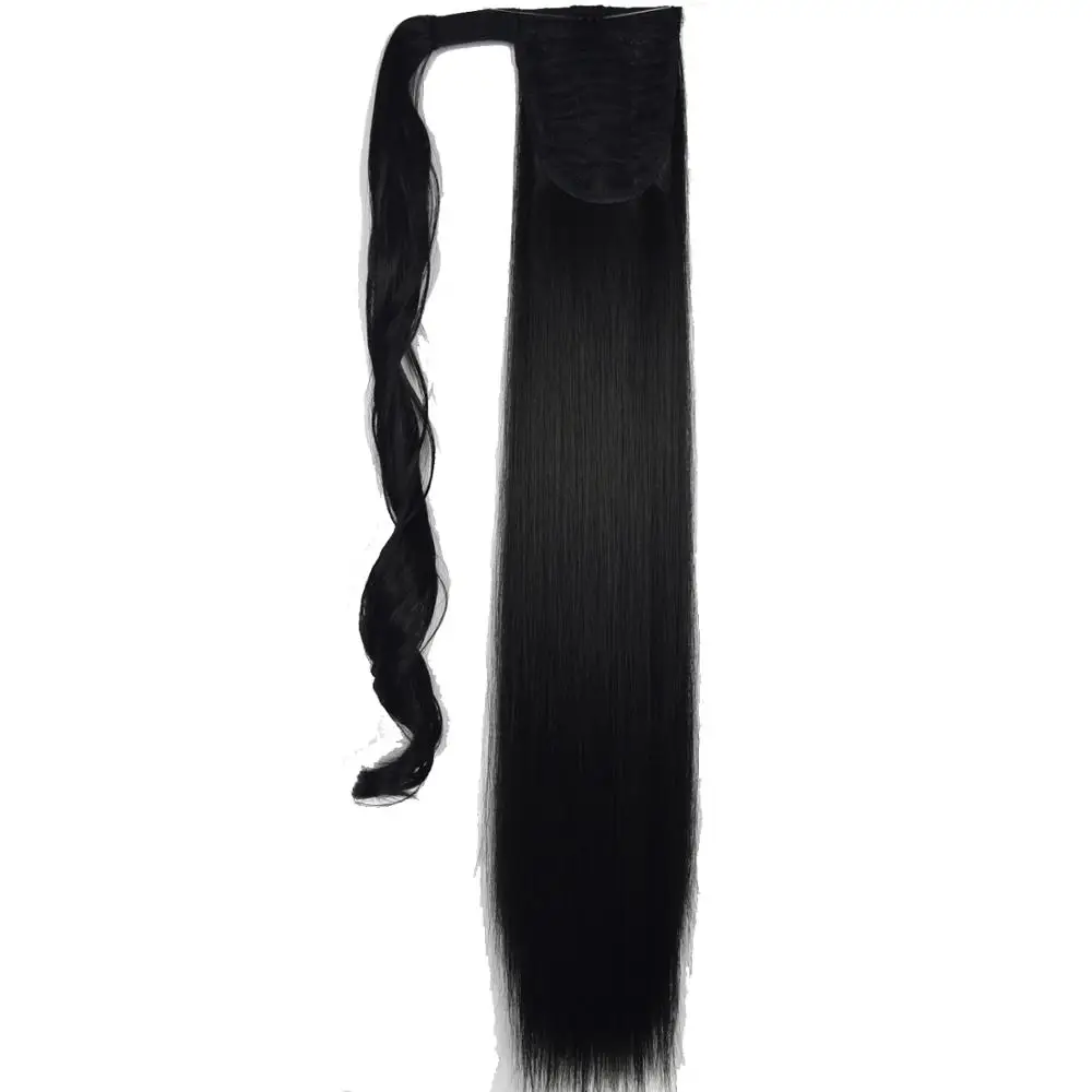 TOPREETY термостойкие синтетические волосы оберните вокруг зажима конского хвоста