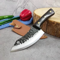 meat cleaver knife hand forged butcher knives high carbon steel fillet knife vegetable chef knives for kitchen cooking knife