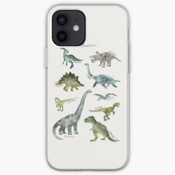 

Чехол для телефона с динозаврами для iPhone X, XS, XR Max, 6, 6S, 7, 8 Plus, 11, 12, 13 Pro Max, Mini 5, фотографический рисунок, мягкие Аксессуары из ТПУ