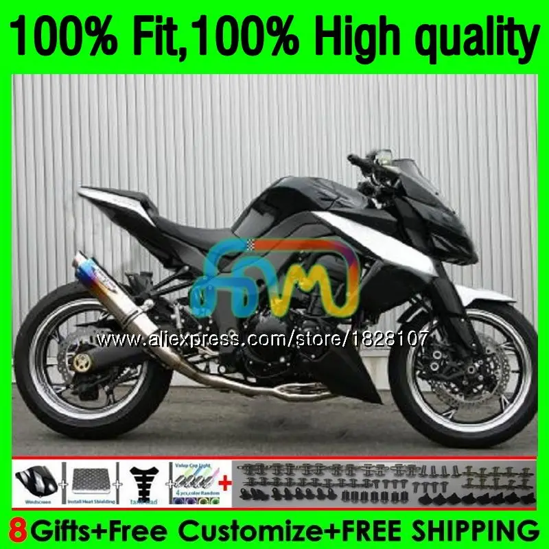 

OEM Injection For KAWASAKI Bodys Z-1000 10 Z1000 10 11 12 13 Body 159BS.22 Z 1000 Black white Z1000 2010 2011 2012 2013 Fairing