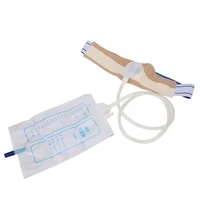silicone waist urine drainage bag portable catheter fixation urine collection bag funnel medical urine collector washable care