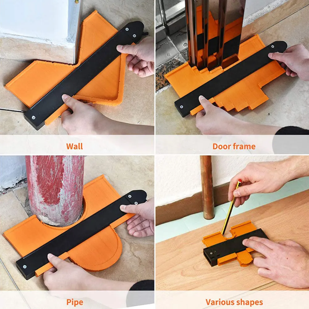 

Shape Gauge Duplicator Profile Duplication Gauge Contour Template Plastic Contour Copy Duplicator Measuring Tool 5/10 inch