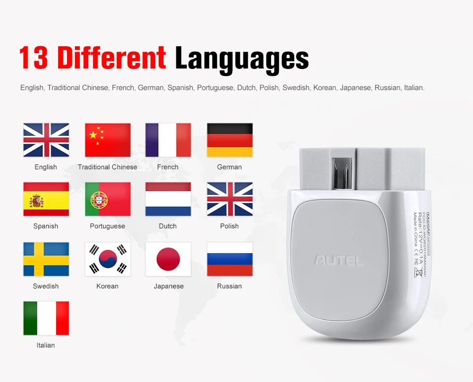 OBDIICAT оригинальный Autel AP200 Bluetooth OBD2 сканер считыватель кодов полная система