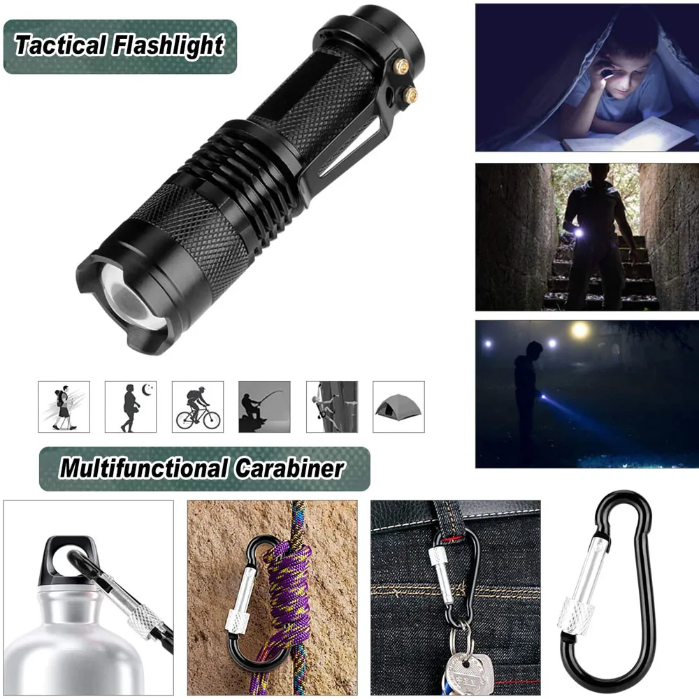 Online Survival Kit 17 In 1 Peralatan Keselamatan Alat Darurat Dengan Pisau Senter Taktis Untuk Berkemah Hiking Petualangan Luar Ruangan