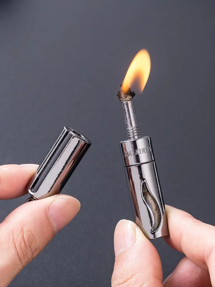 Зажигалки необычная Водонепроницаемая керосиновая зажигалка для кемпинга