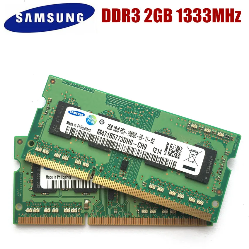 Модуль памяти для ноутбука SAMSUNG DDR3 ОЗУ 8 ГБ 4 Гб 2 1 PC3 10600S 1333 МГц МГц|Оперативная