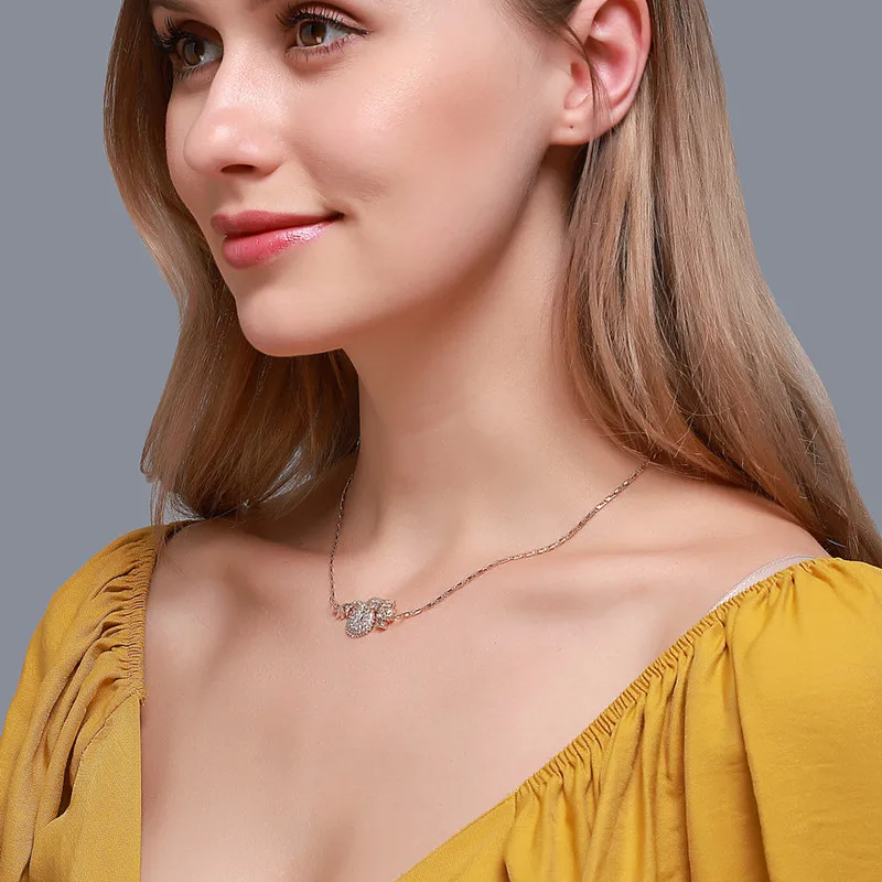 

Exquisite Dragon Pendant Necklace Women Female 12 Zodiac Divine Collarbone Chains Fashion Neck Jewelry 2020 New Style
