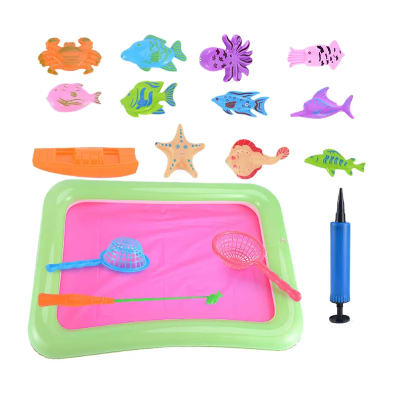 Детские игрушки для рыбной ловли забавный закрытый открытый плавательный