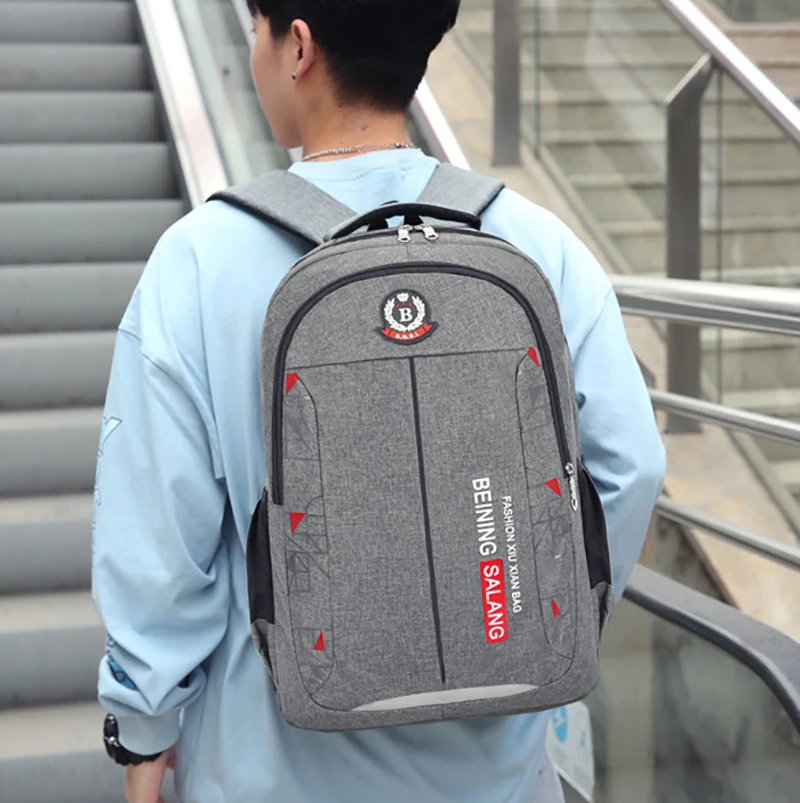 

Мужской прочный деловой рюкзак для компьютера, вместительный многофункциональный дорожный ранец, Студенческая школьная сумка