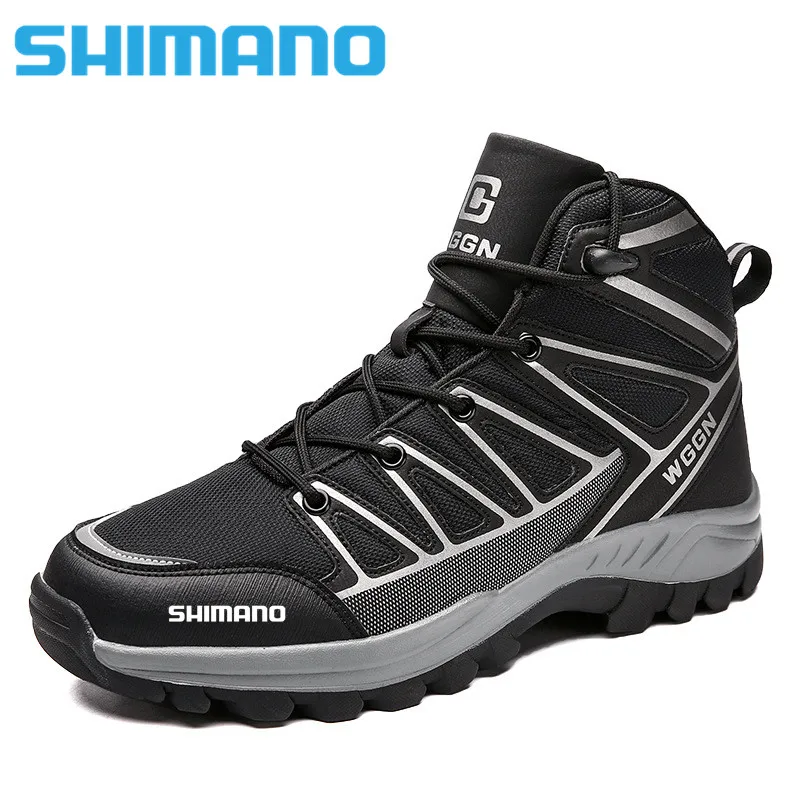 

2022 Men Autumn Winter New SHIMANO Fishing Shoes Outdoor Sport Fishing Shoes Anti-skid Outdoor Hiking Shoes Quality Sports Shoes