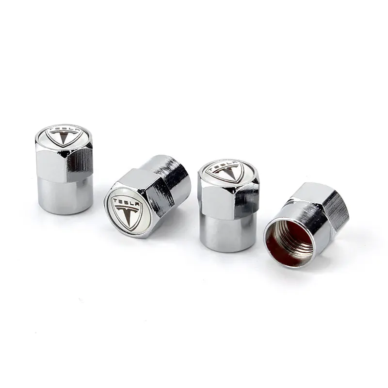 Новинка латунные колпачки для клапанов автомобильных колес 4 шт. Tesla Mercedes bmw audi v w