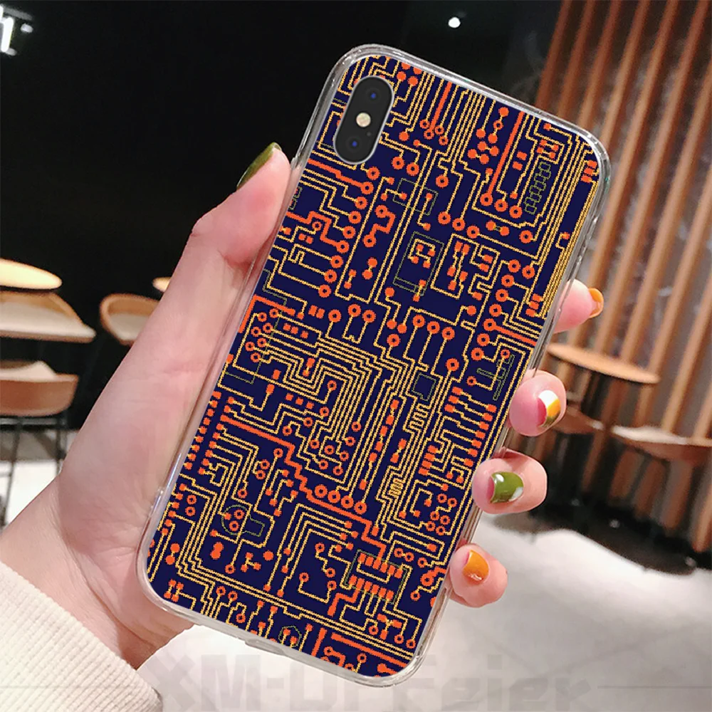 Печатная плата DIY чехол для телефона с рисунком iphone 6 6s plus 7 8 X XS XR MAX 11 pro Pro Max |