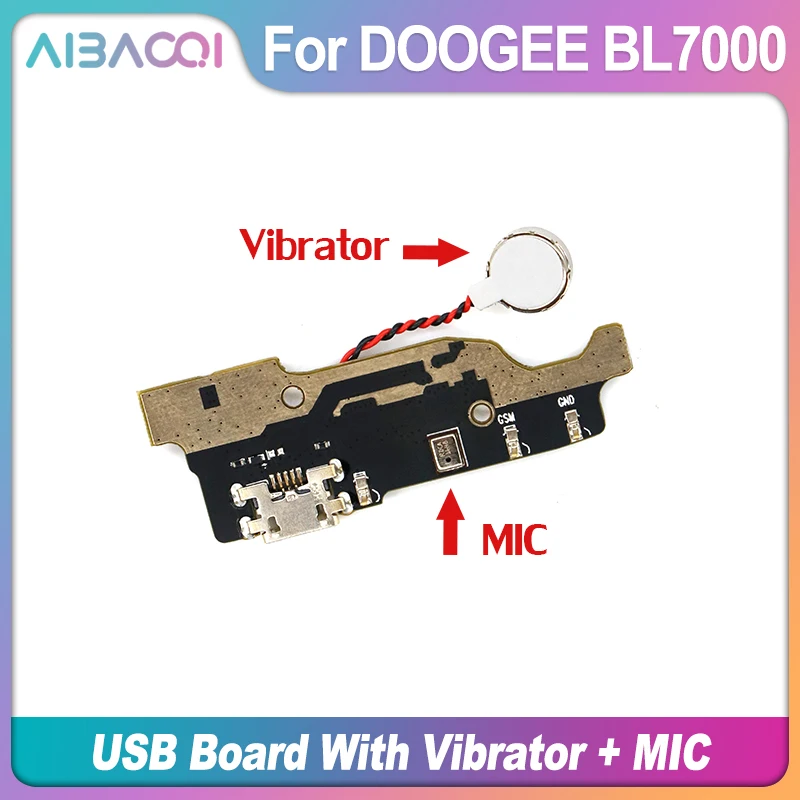 AiBaoQi новая Оригинальная зарядная плата с USB разъемом + микрофон вибратор