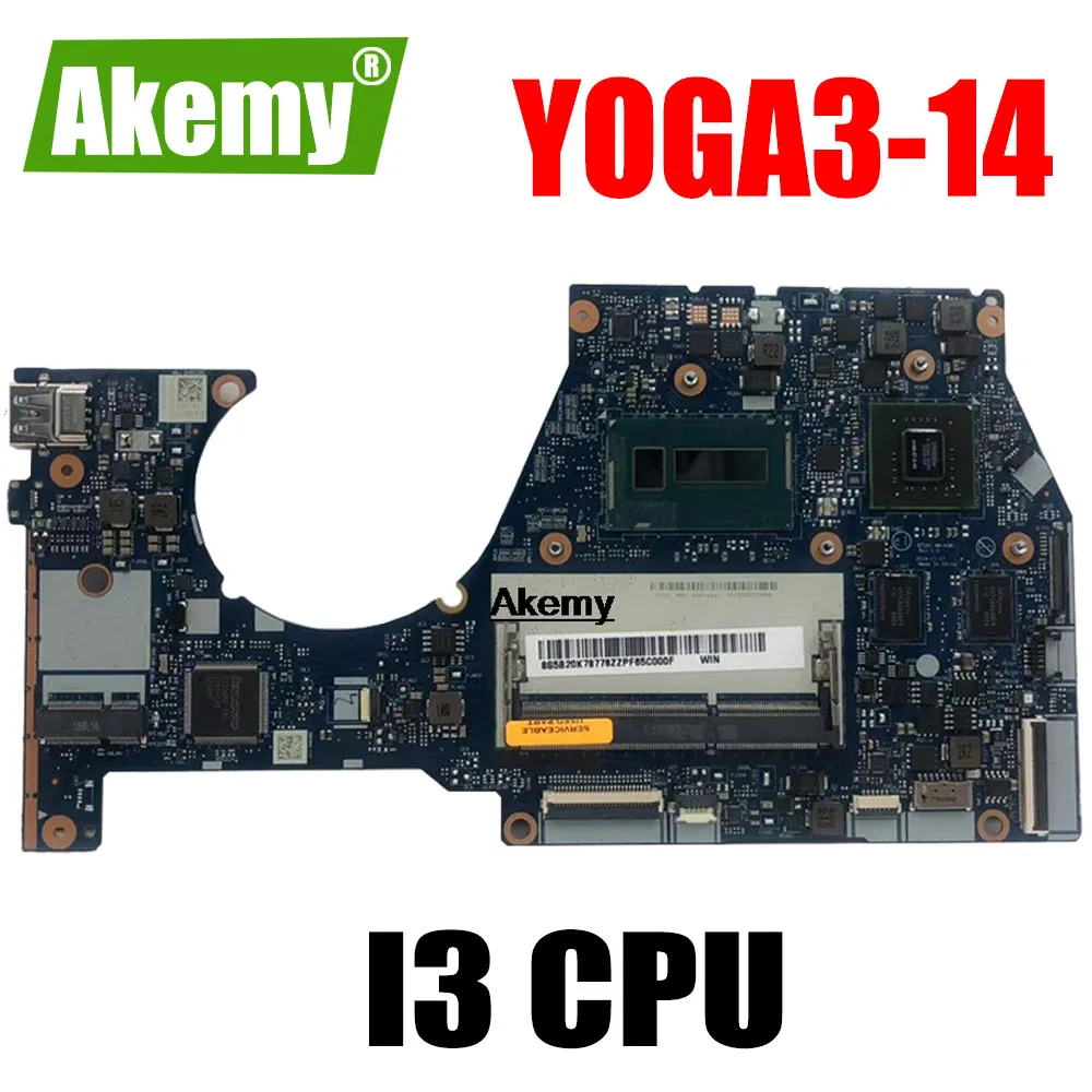 NM-A381 материнская плата для ноутбука For Lenovo YOGA 3 14 YOGA3-14 I3-4030U/4005U 2G видеокарта 100%