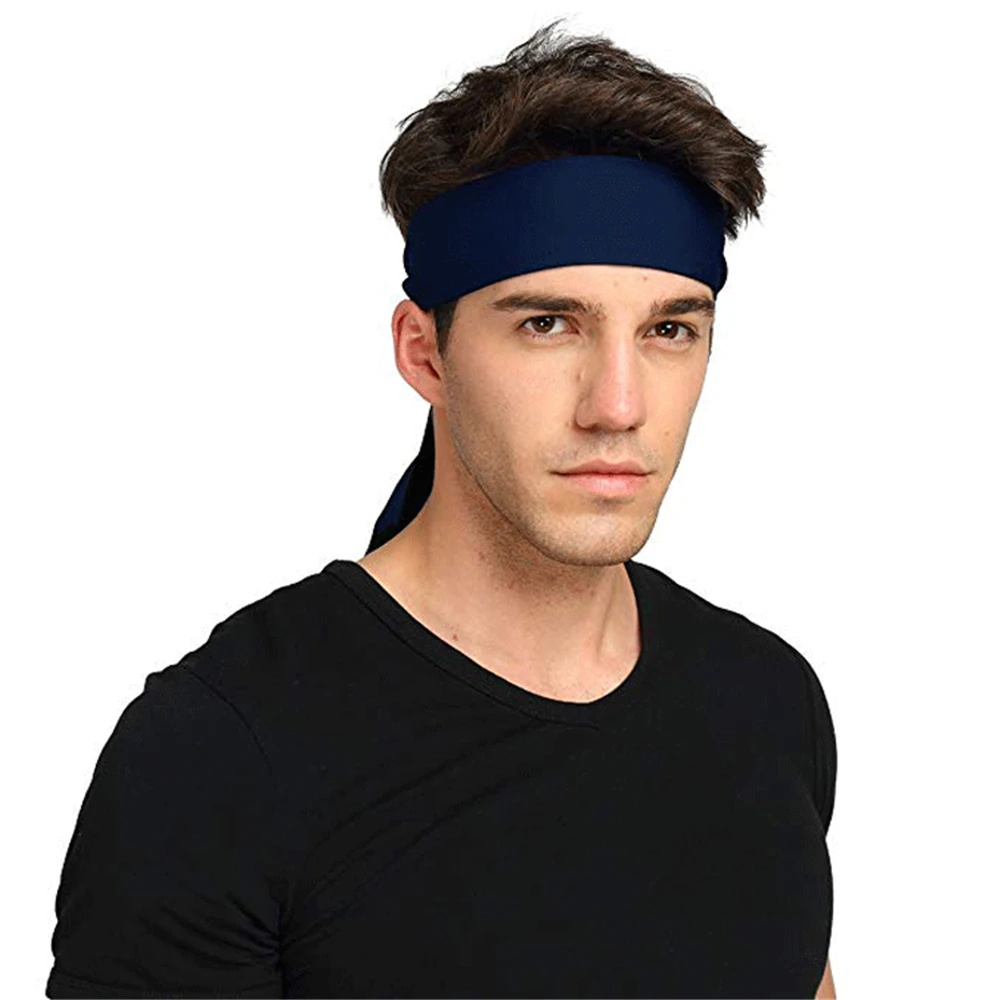 

Fashion Bandanas Hairband Head Tie Sports Headband Tie for Running Tennis Karate Athletics Brief Style Men Women Gym Head Band