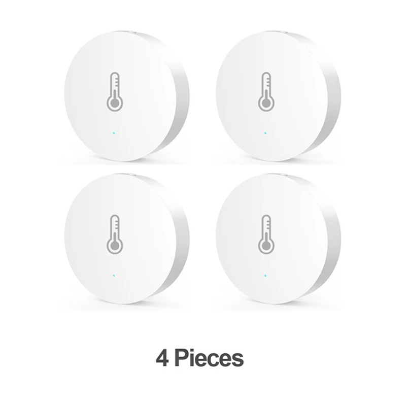 white 4pcs Mi jia умный датчик температуры Hu mi dity Wifi беспроводная работа с пультом дистанционного управления Умный дом mi jia mi Home приложение - Цвет: white 4pcs
