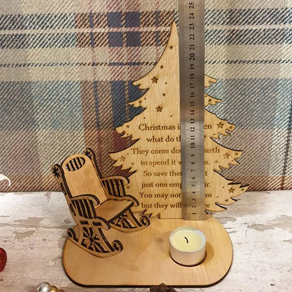 

Christmas Remembrance Candle Ornament Merry Christmas in Heaven to Remember Loved Ones Memory Tealight Candlestick Holders