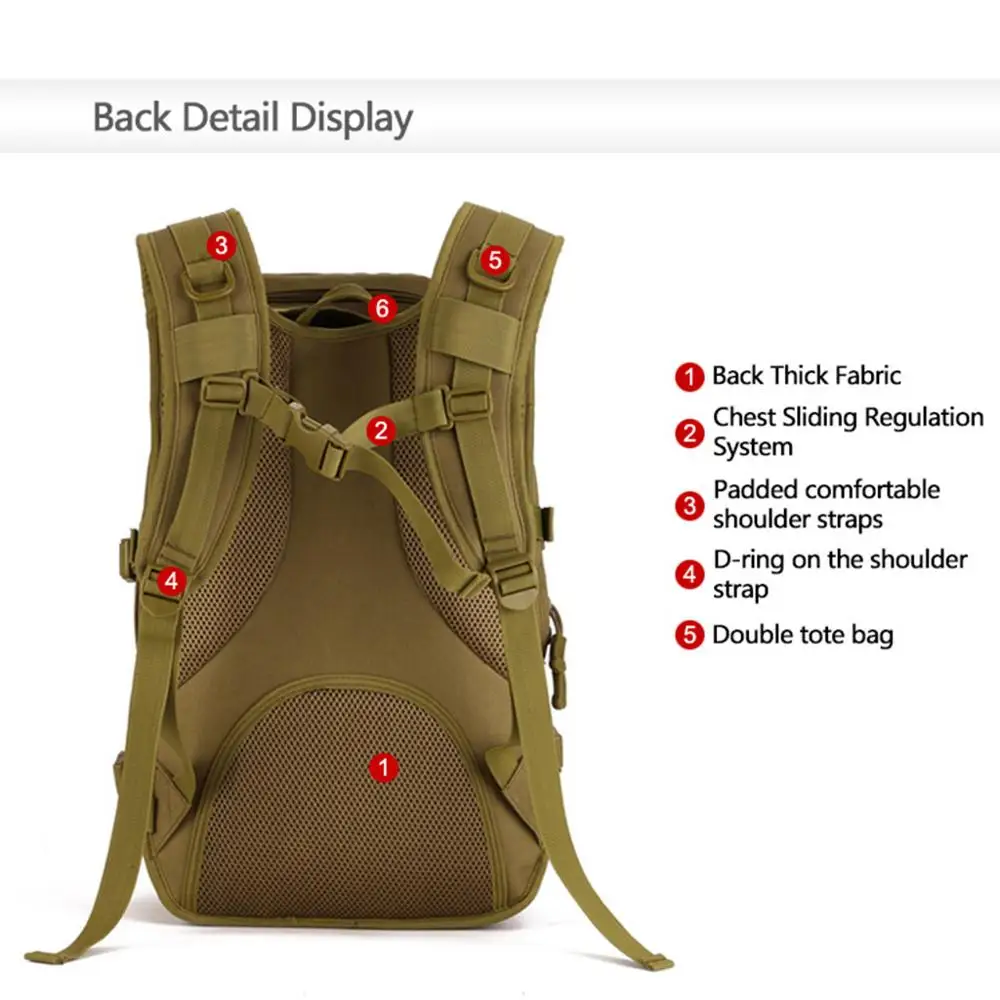 Популярный рюкзак 40 литров Vitality с рюкзаком уличная военная сумка для фанатов на