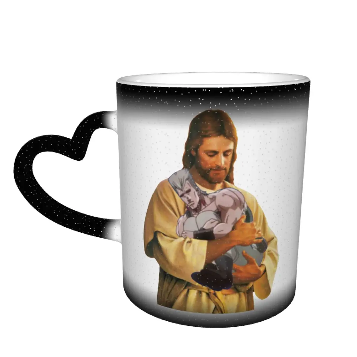 Кружка невероятные приключения Джоджо фарфоровая Подарочная кружка меняющие