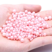 3mm 10000pcs matte multicolor round pearl loose bead imitation pearls diy jewelry fitting decorations