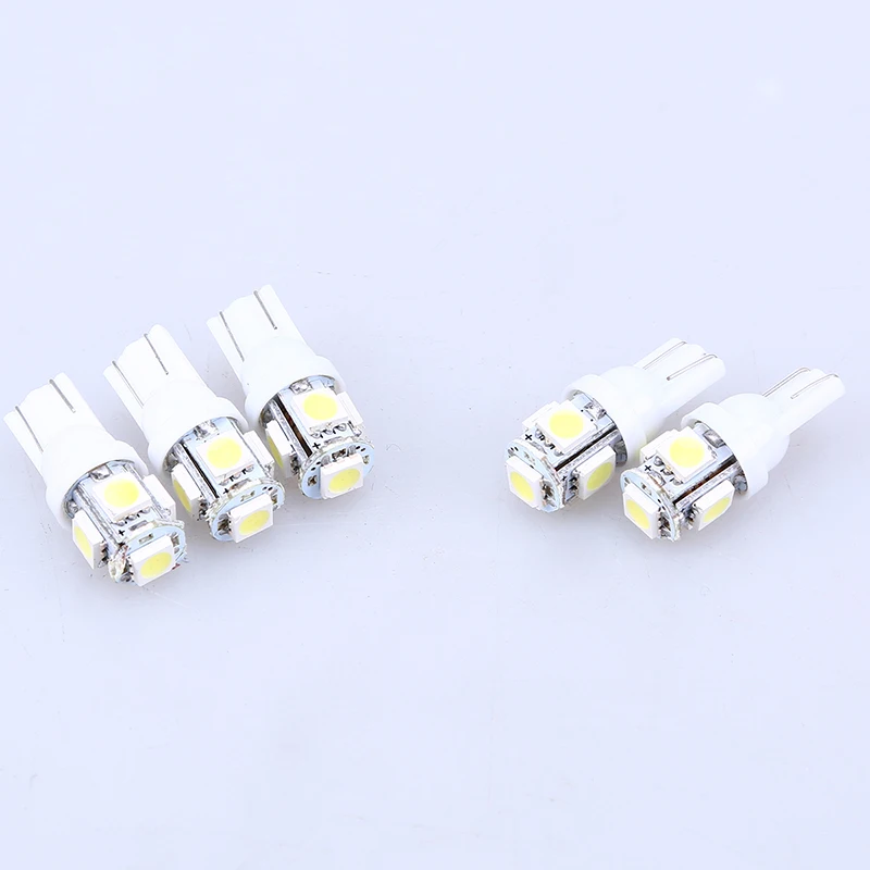 5 шт. Автомобильные светодиодные лампы POSSBAY T10 5SMD W5W 194 5050|Световая рейка/рабочее