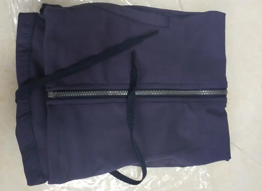 navy blue MOnbeeph женские куртки на молнии толстовки куртки Размер 4-12 - Color: navy blue