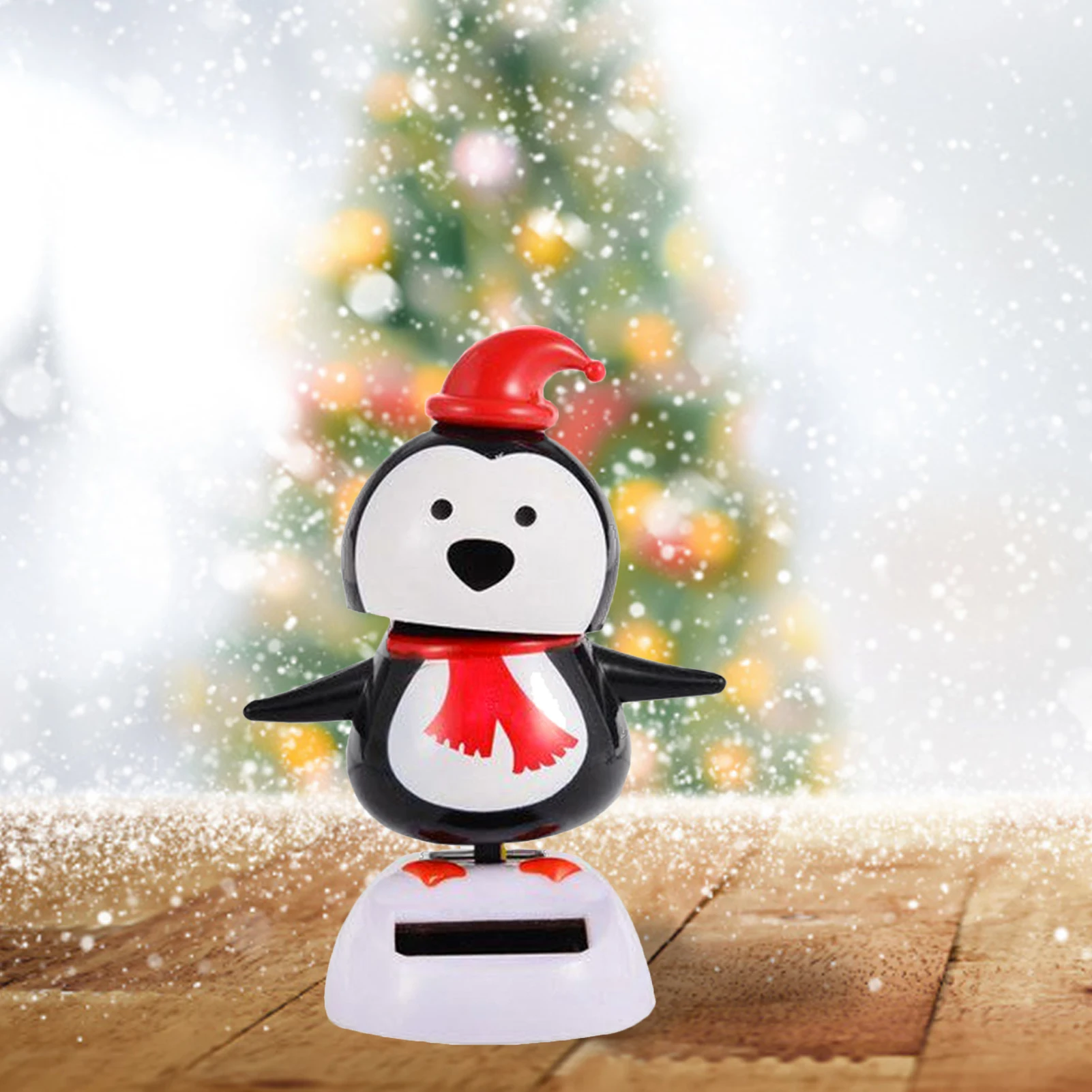 Игрушечный Снеговик на солнечной батарее Дед Мороз украшение для автомобиля