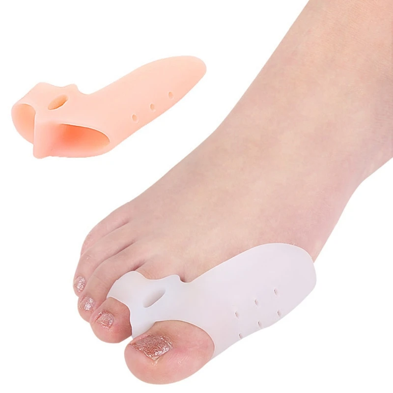 

1Pair Silicone Toes Separator Bunion Bone Ectropion Adjuster Toes Outer Appliance Foot Care Tools Hallux Valgus Corrector