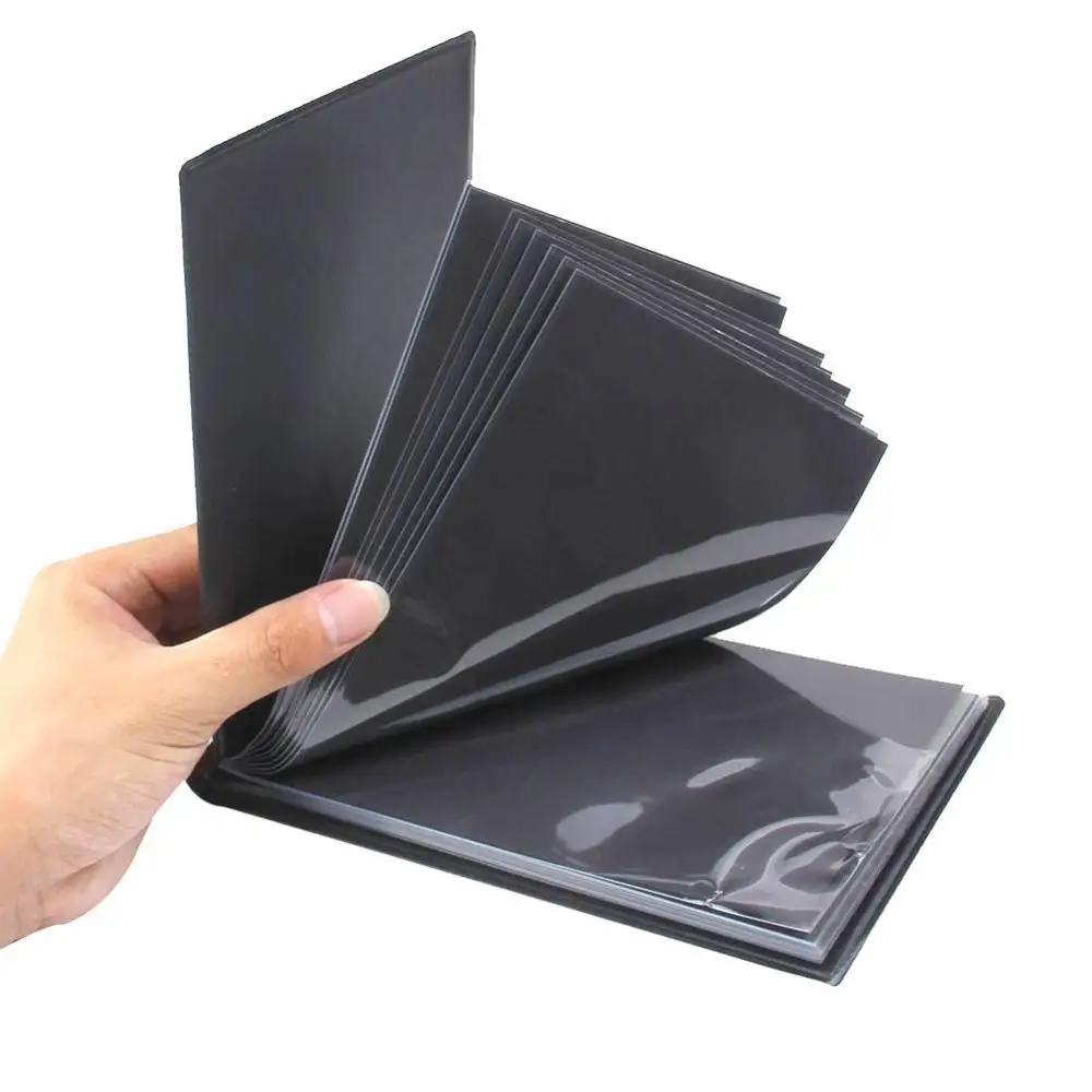 

20 Pockets Collection Currency Storage Cash Holders Coins Bank Money Leather Page Ticket Album Note Protection Stamps Paper N7A9