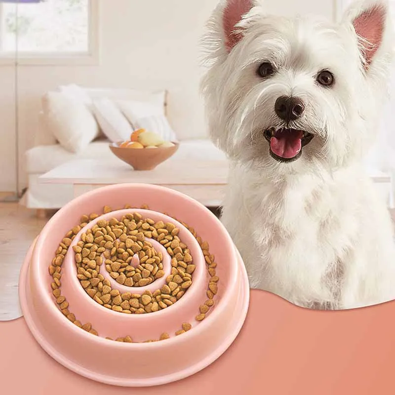 

Aapet 1pc PP Pet Feeder Dog Bowl Pet Cat Slow Feeding Anti-choking Food Plate Dog Interactive Puzzle Tray Energy Costing Feeder