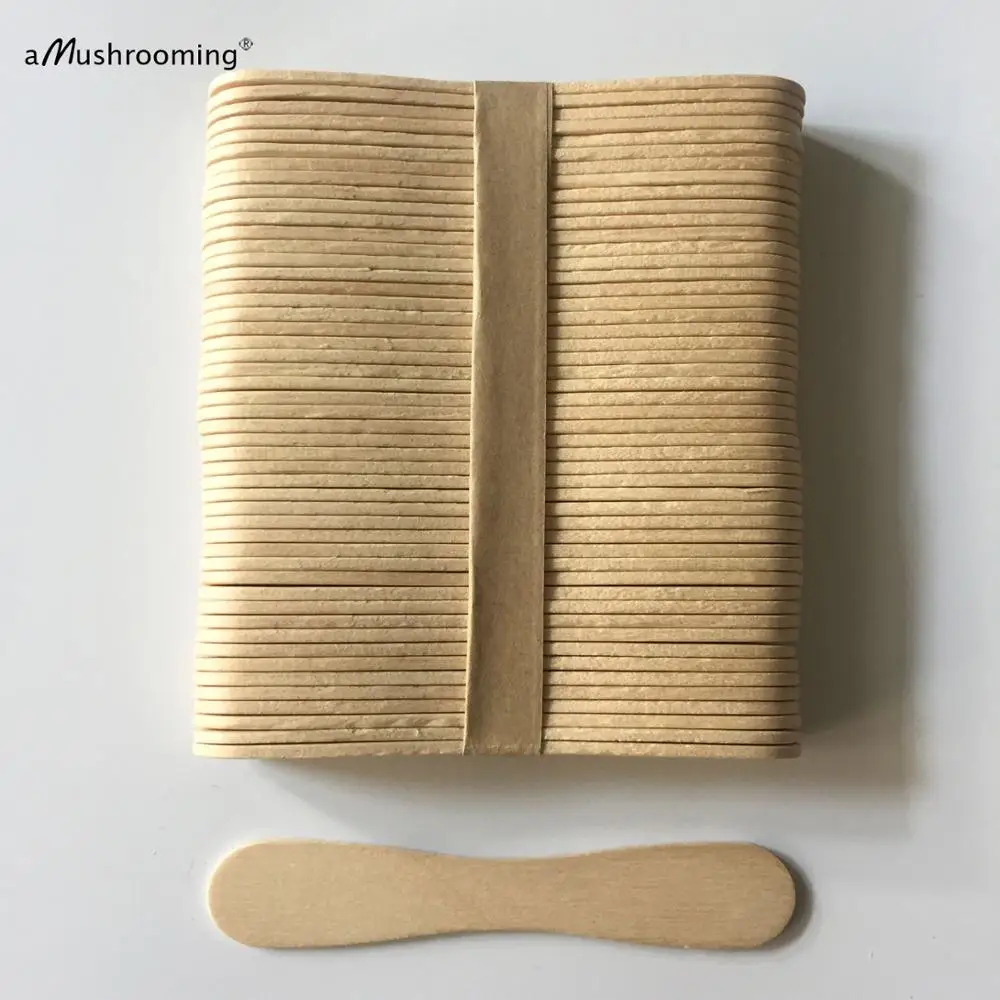 

3000pcs Natural Wood Ice Cream Sticks Food Grade A Flat Pudding Cake Tasting Sampling Stix Handy Art Crafts Cakesicle Stick