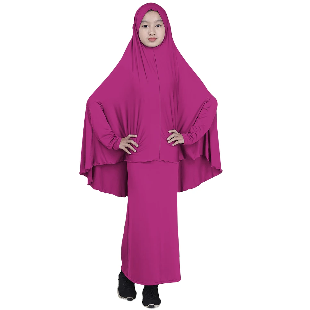 2 шт. детское платье для девочек мусульманская одежда молитвы Саудовская Аравия