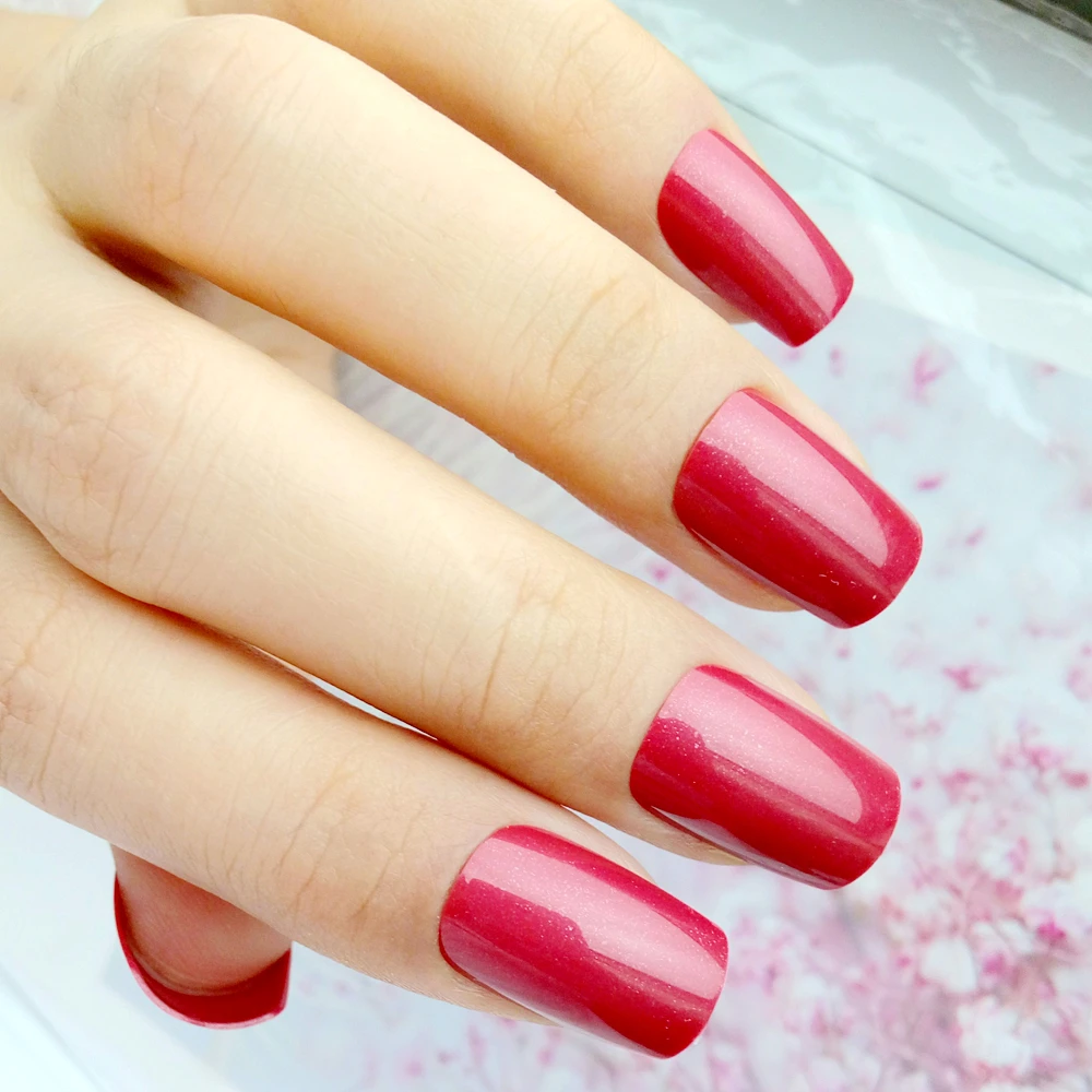 24 шт. многоцветная женская обувь из блестящей Красной средней Длина плоский