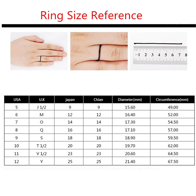 

Milangirl White Zircon Full Crystal Rings For Women Men Hip Hop Engagement Ring Jewelry Size 5-12