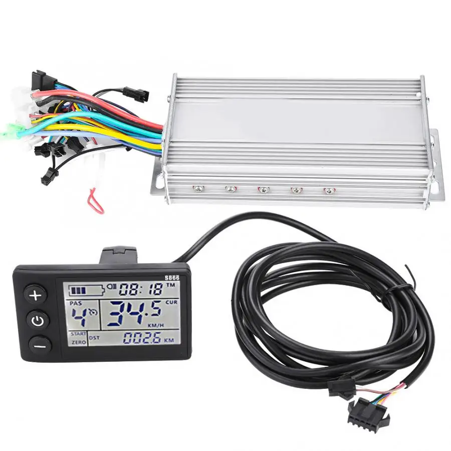 24V36V48V60V 450/500/1000W электрический велосипед Скутер бесщеточный контроллер ЖК дисплей
