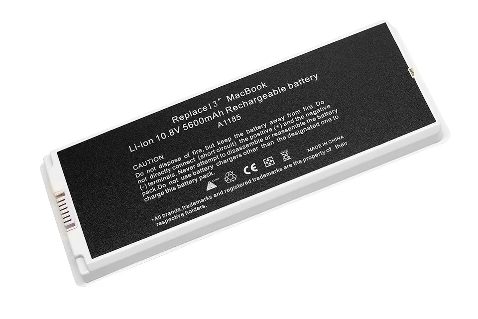Серебряный 5600 mAh лаптоп с Батарея для Apple A1185 A1181 для MacBook Pro 1" MA701 MB403 MB402 MB061 MB062 MB404 MB881 MC374 MC375
