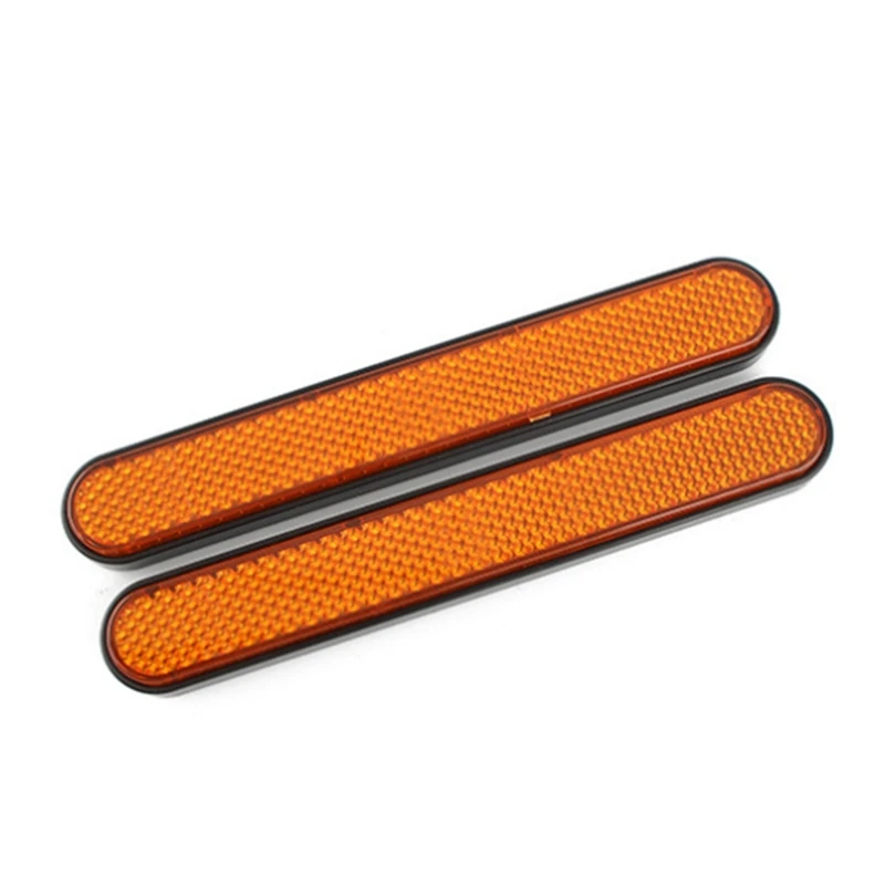 

Motorcycle Front Fork Reflector Sticker Lower Legs Slider Safety Warning for Softail Sportster 883 1200