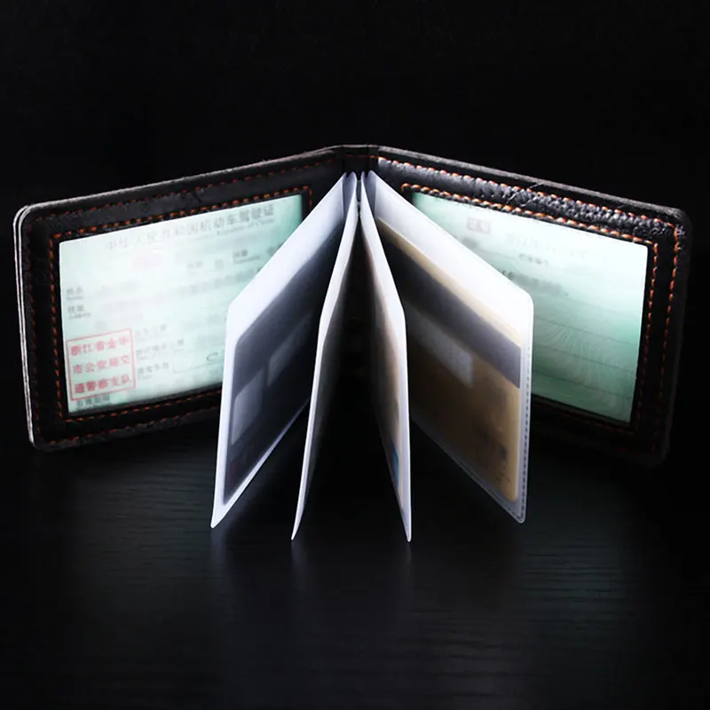 1 шт. кожаная сумка для водительского удостоверения автомобильных документов