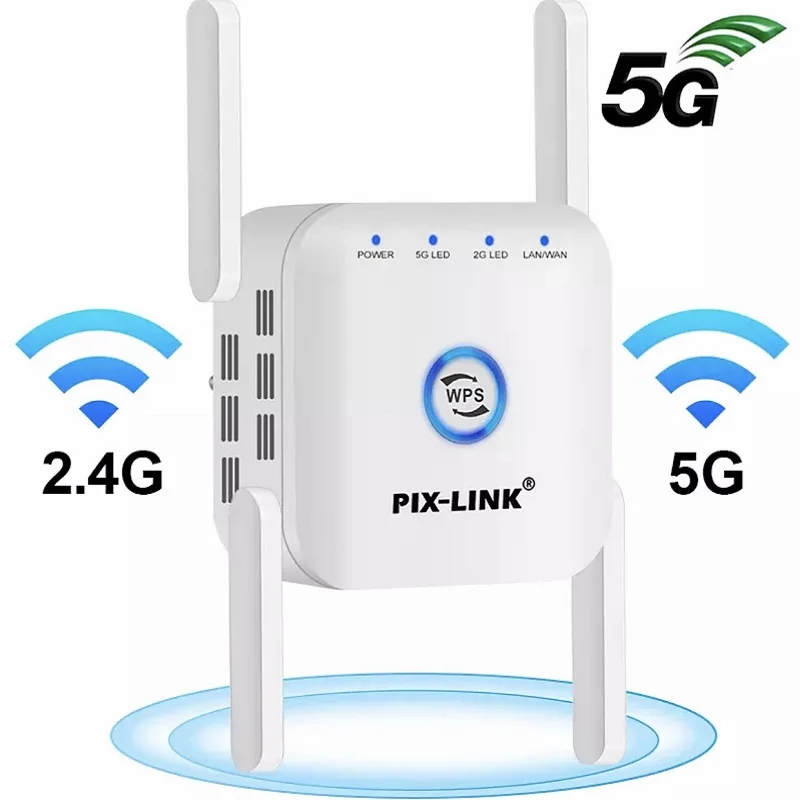 Новый 2 4 г wi fi 300 Мбит/с 5G 1200 ретранслятор WPS Шифрование удлинитель для головок