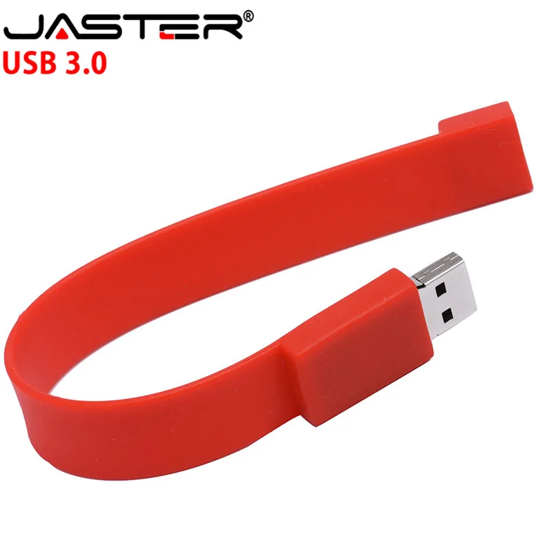 JASTER 3 0 100% реальная емкость силиконовый браслет на запястье pendrive 16GBUSB USB