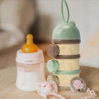 Портативный контейнер для хранения детского питания в виде медведя, слоев